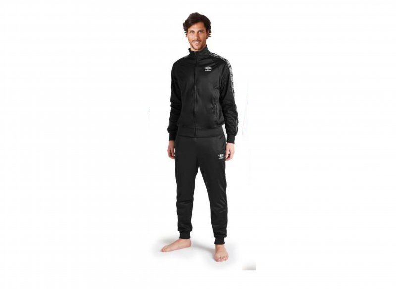 UMBRO junior sportovní souprava se zipem 65005 černá  | Vermali.cz